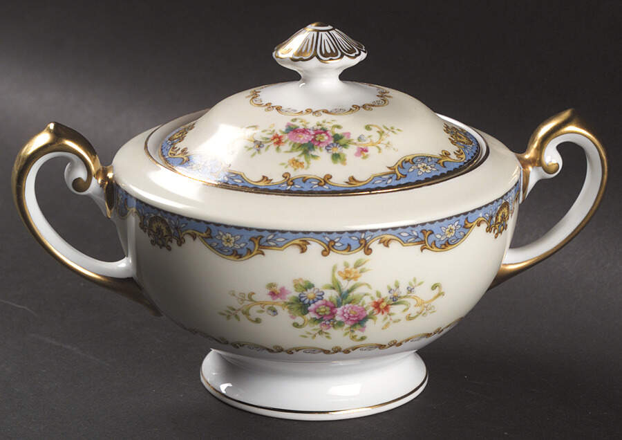 Hudson Sugar Bowl & Lid by Meito-1