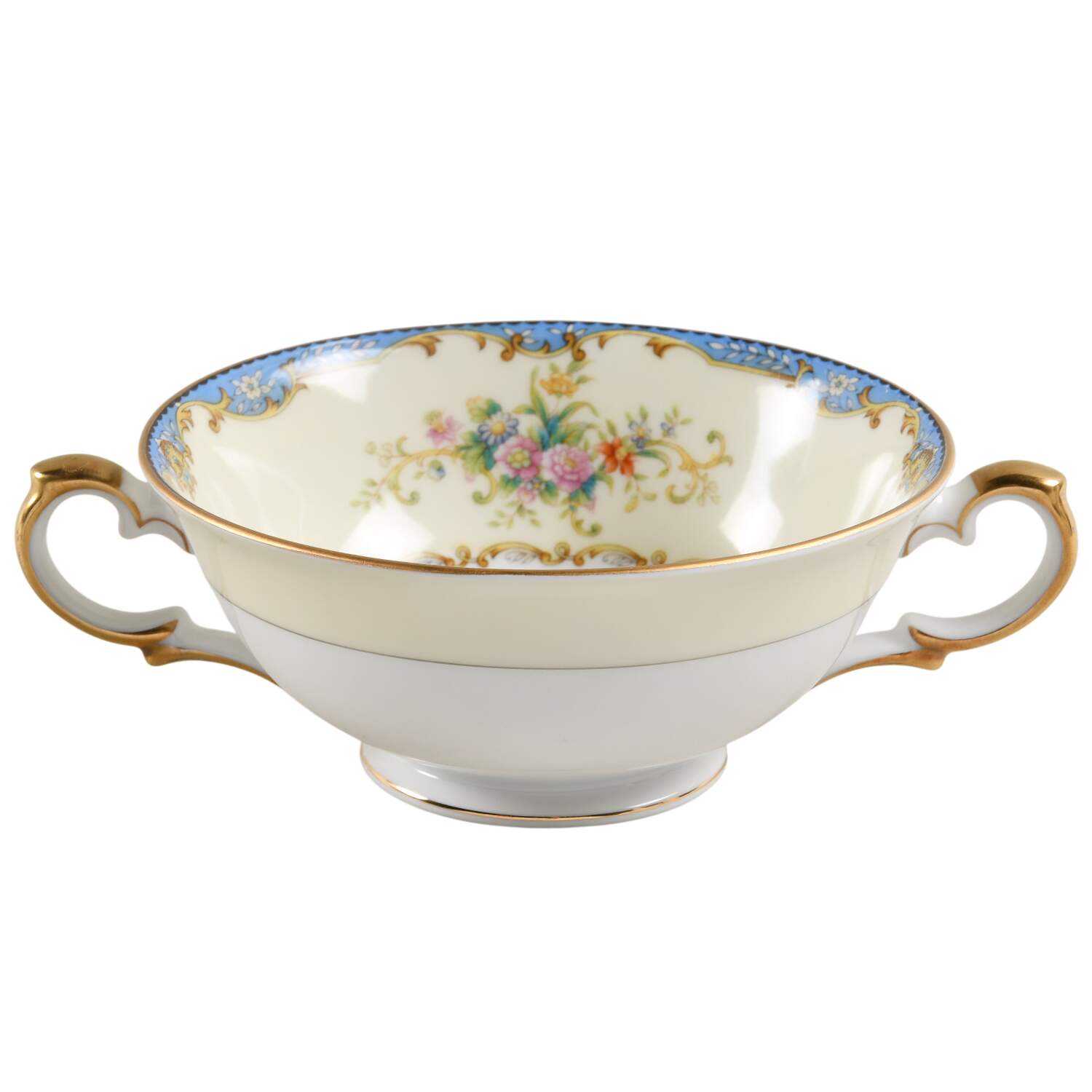 Hudson Footed Cream Soup Bowl by Meito-1