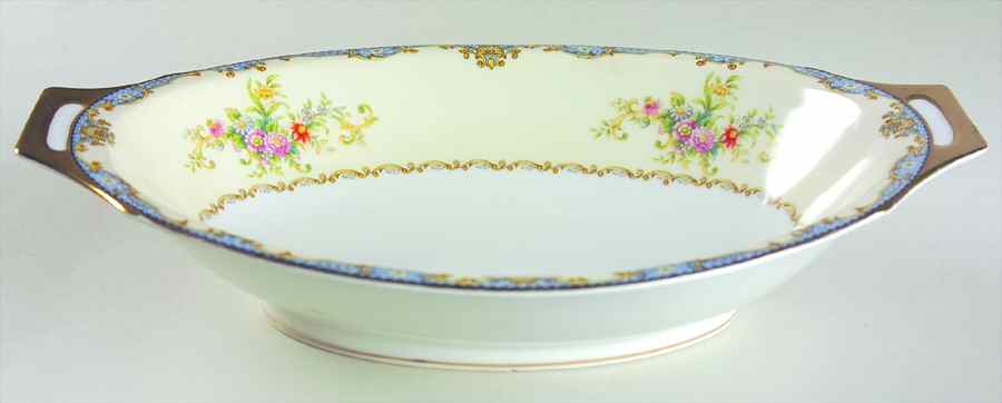 Hudson 11" Oval Vegetable Bowl by Meito-1