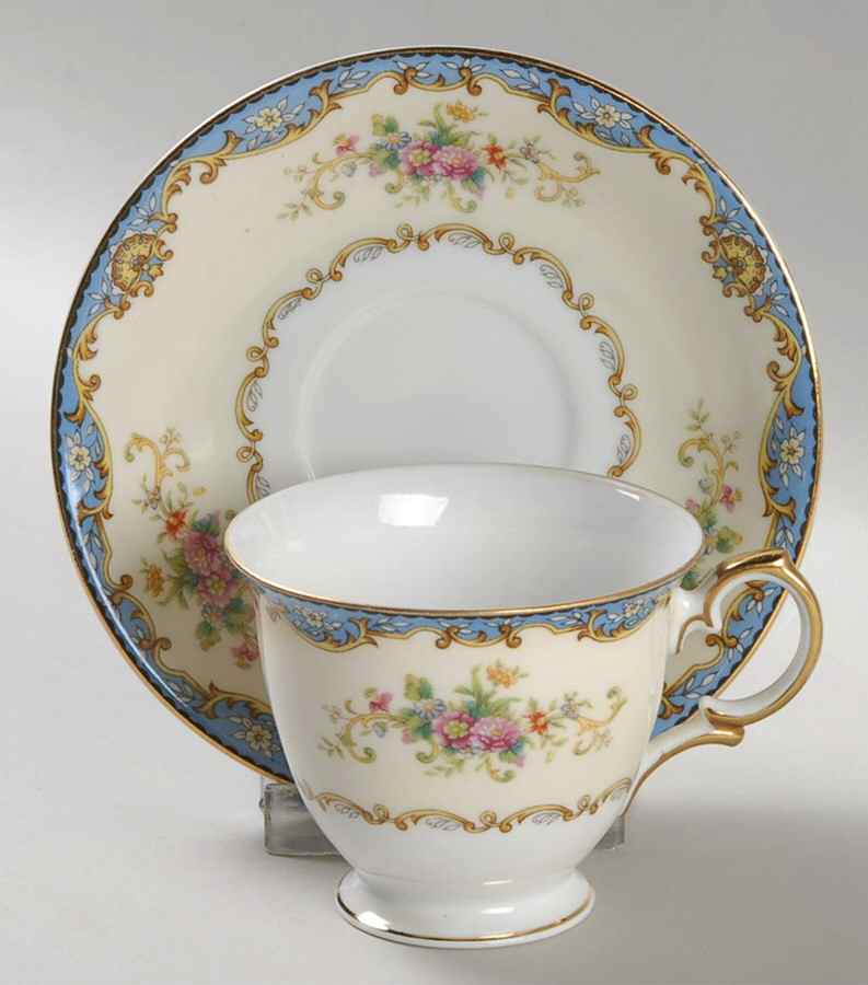 Hudson Footed Demitasse Cup & Saucer Set by Meito-1