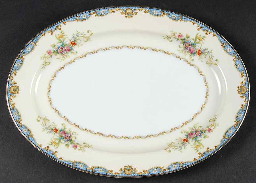 Hudson 12" Oval Serving Platter by Meito-1