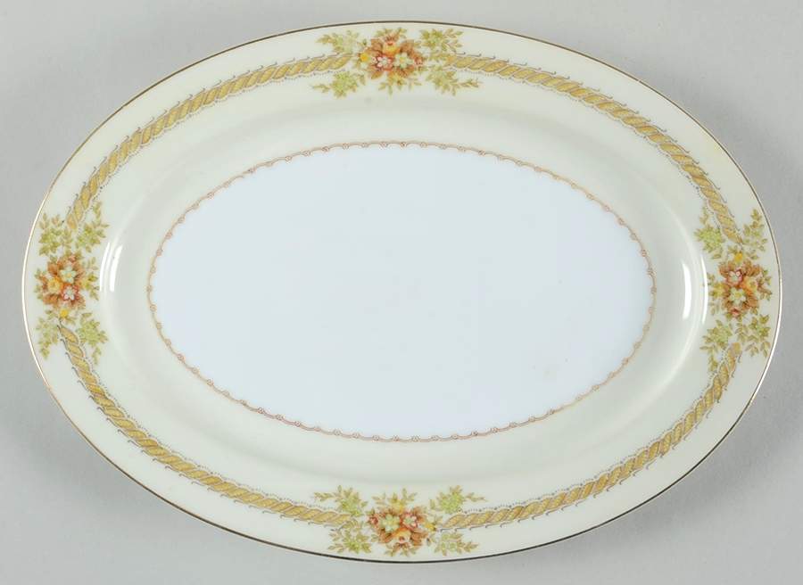 Irving 12" Oval Serving Platter by Meito-1
