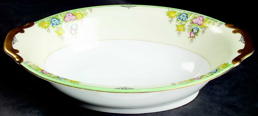 Isabella 11" Oval Vegetable Bowl by Meito-1