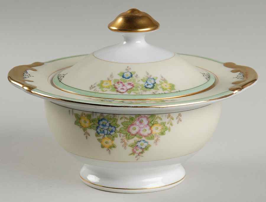 Isabella Sugar Bowl & Lid by Meito-1