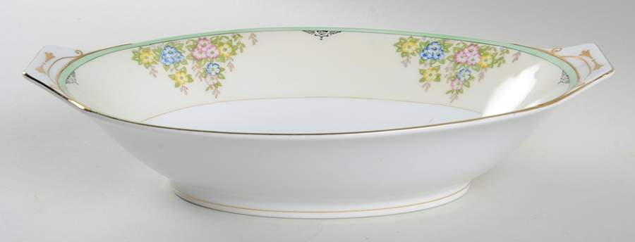 Isabella 11" Oval Vegetable Bowl by Meito-1