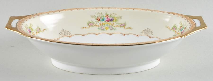 Jewel 9" Oval Vegetable Bowl by Meito-1