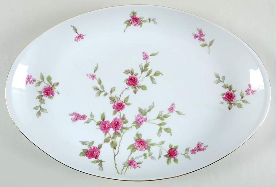 June 16" Oval Serving Platter by Meito-1