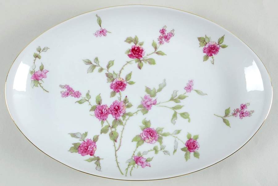 June 12" Oval Serving Platter by Meito-1