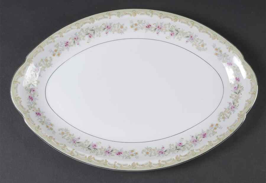 Kenwood 14" Oval Serving Platter by Meito-1