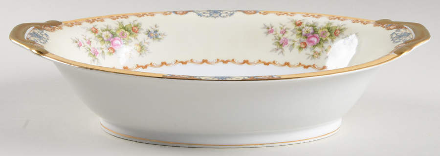 Langdon 11" Oval Vegetable Bowl by Meito-1