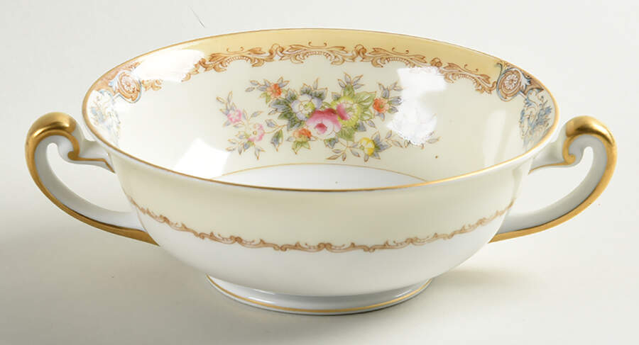 Langdon Footed Cream Soup Bowl by Meito-1