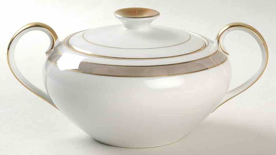 Largo Sugar Bowl & Lid by Meito-1