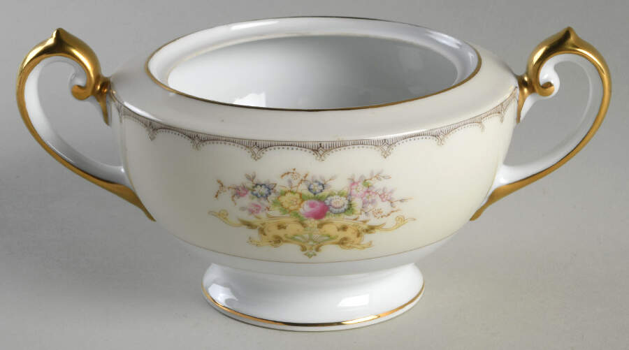 Linden Sugar Bowl No Lid by Meito-1