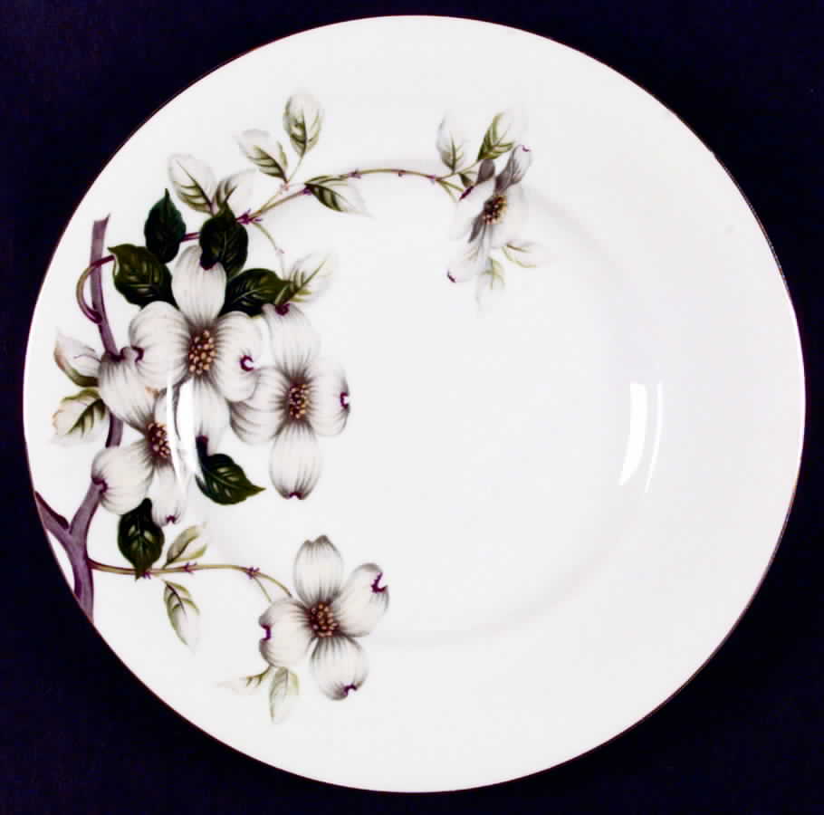 Livonia (White Background) Dinner Plate by Meito-1