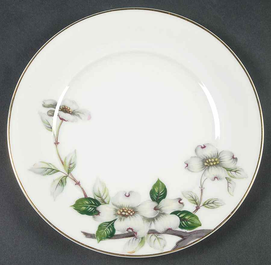 Livonia (White Background) Bread & Butter Plate by Meito-1
