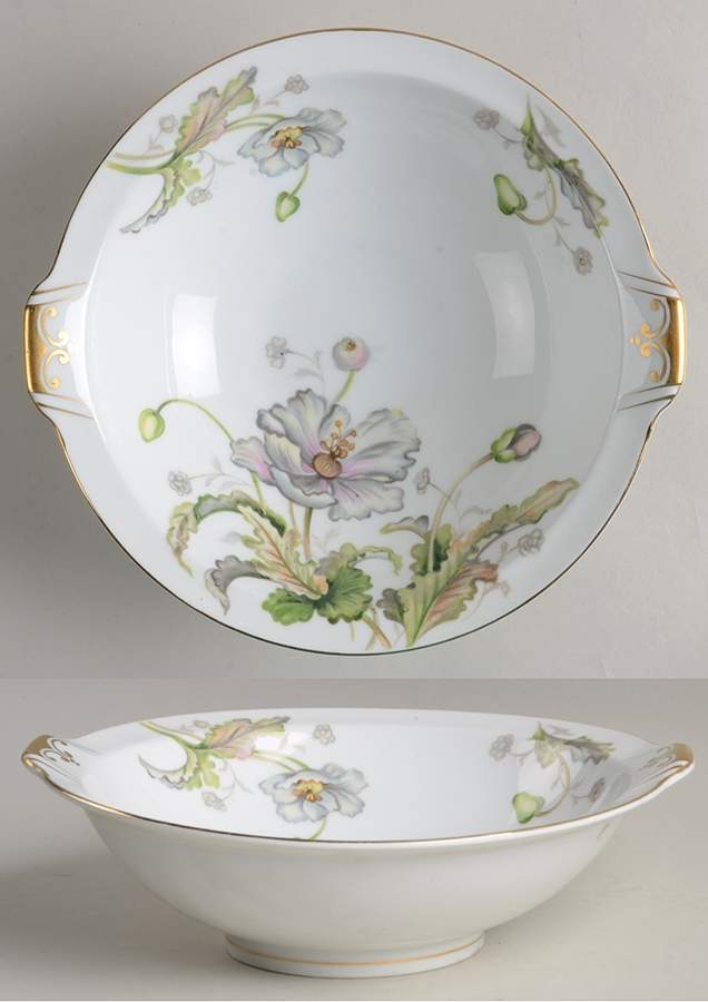 Lotus 9" Round Vegetable Bowl by Meito-1