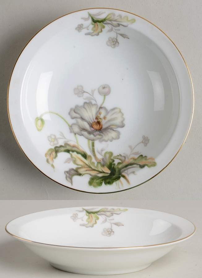 Lotus Rim Fruit/Dessert (Sauce) Bowl by Meito-1