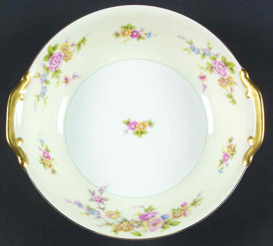 Lucille 9" Round Vegetable Bowl by Meito-1