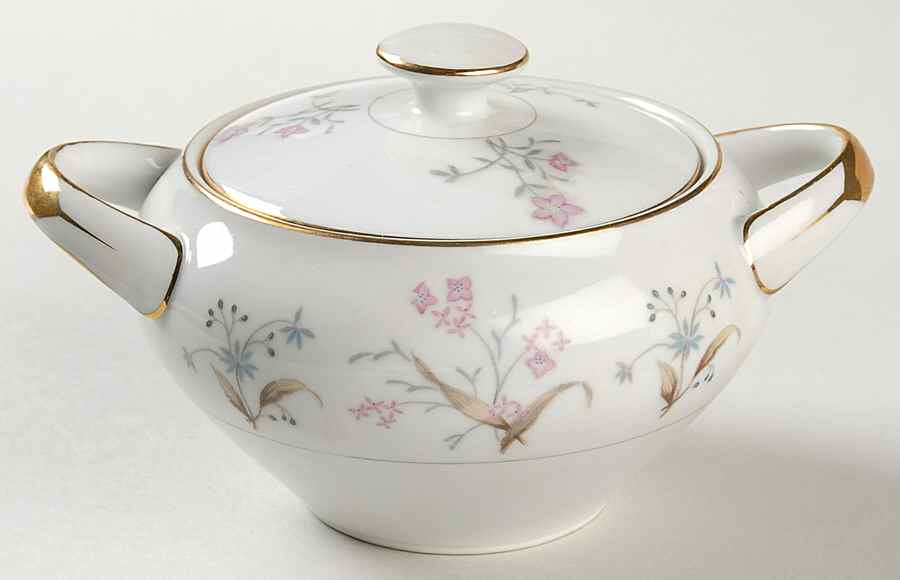 Lucille Sugar Bowl & Lid by Meito-1