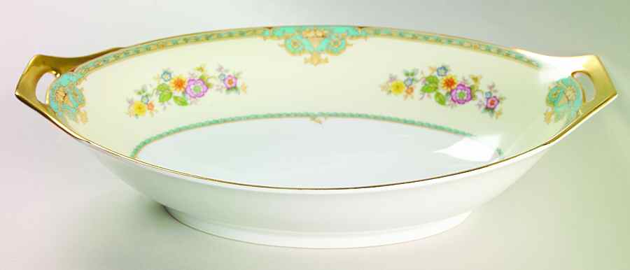 Madrid 11" Oval Vegetable Bowl by Meito-1