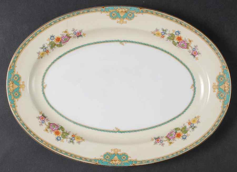 Madrid 11" Oval Serving Platter by Meito-1