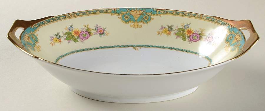 Madrid 9" Oval Vegetable Bowl by Meito-1