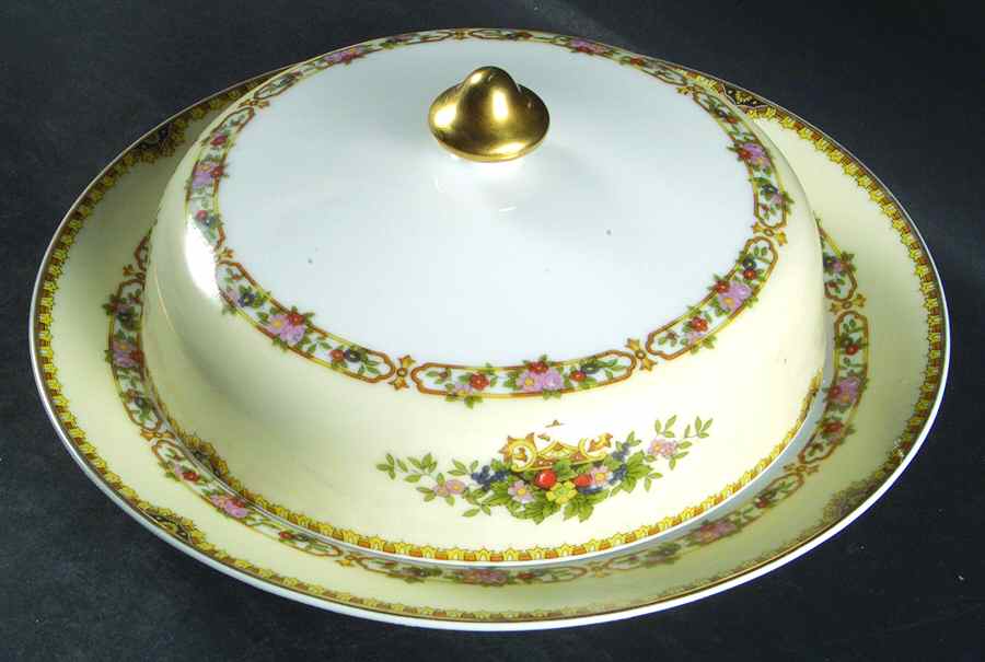 The Malta Round Covered Butter by Meito-1