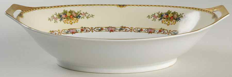 The Malta 11" Oval Vegetable Bowl by Meito-1