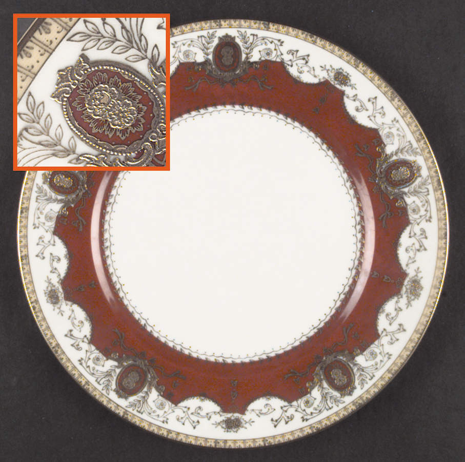 Mandarin  Dinner Plate by Meito-1