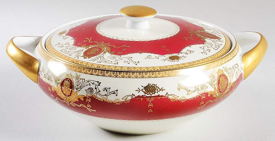 Mandarin  Round Covered Vegetable by Meito-1