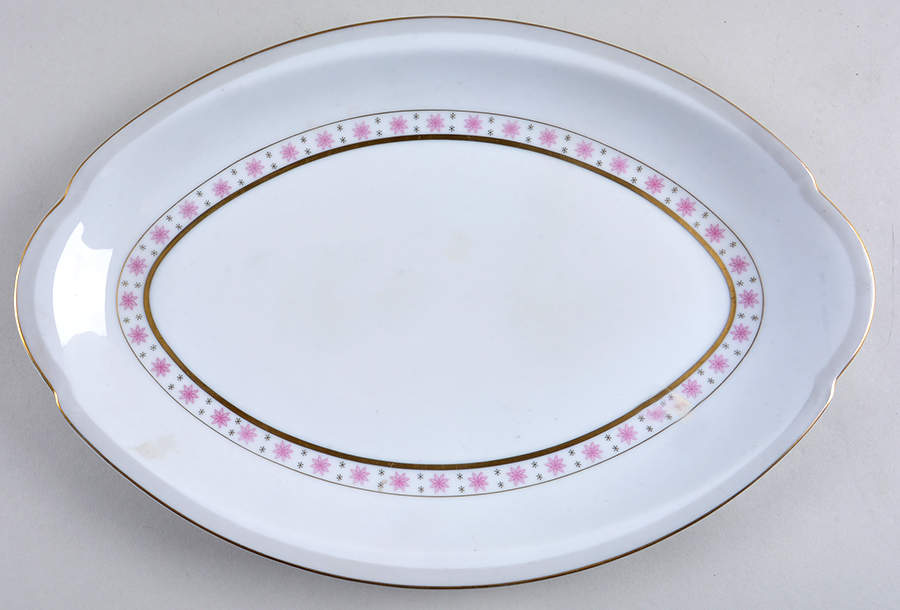 Manor 14" Oval Serving Platter by Meito-1