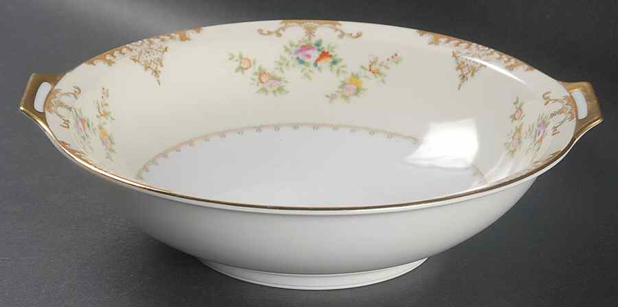 Marie 9" Round Vegetable Bowl by Meito-1