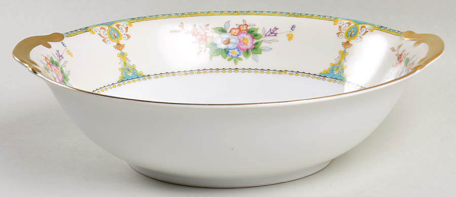 Marcia 9" Round Vegetable Bowl by Meito-1