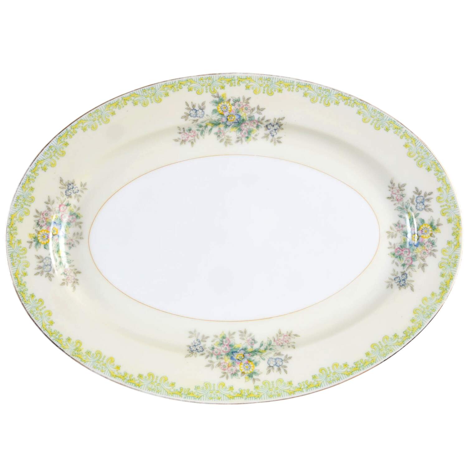 Marie  12" Oval Serving Platter by Meito-1