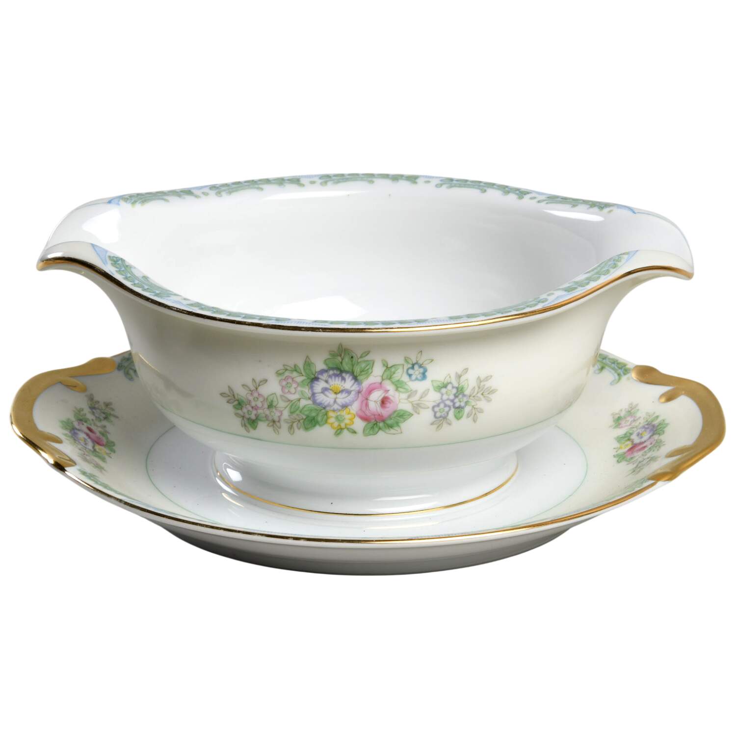 MEI100 Gravy Boat with Attached Underplate by Meito-1