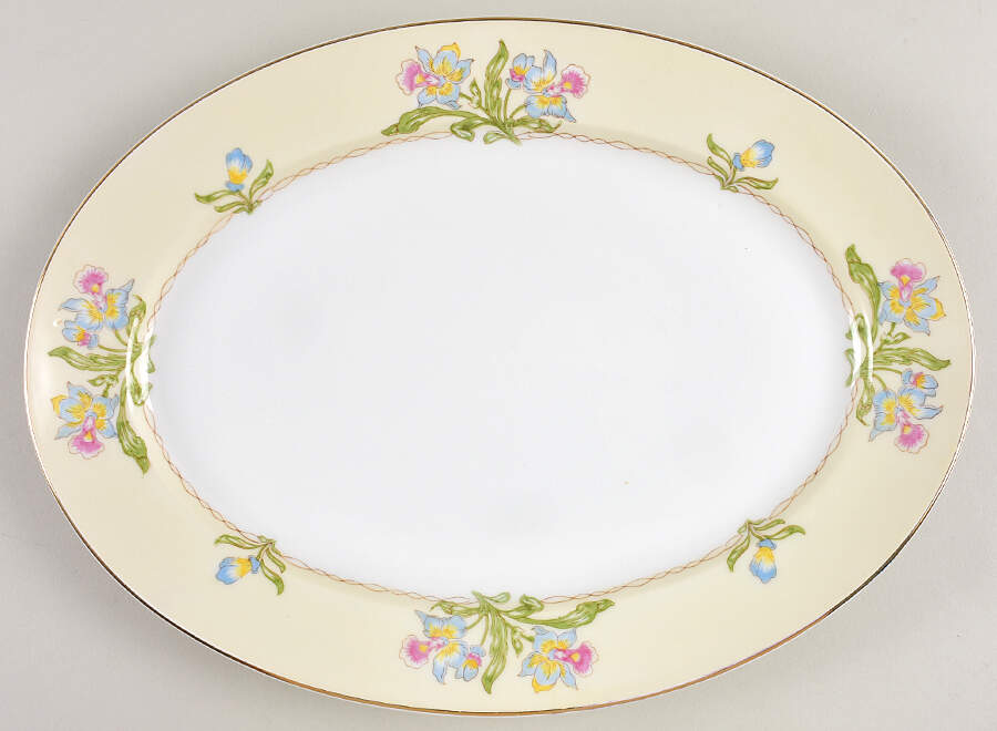 MEI108 14" Oval Serving Platter by Meito-1