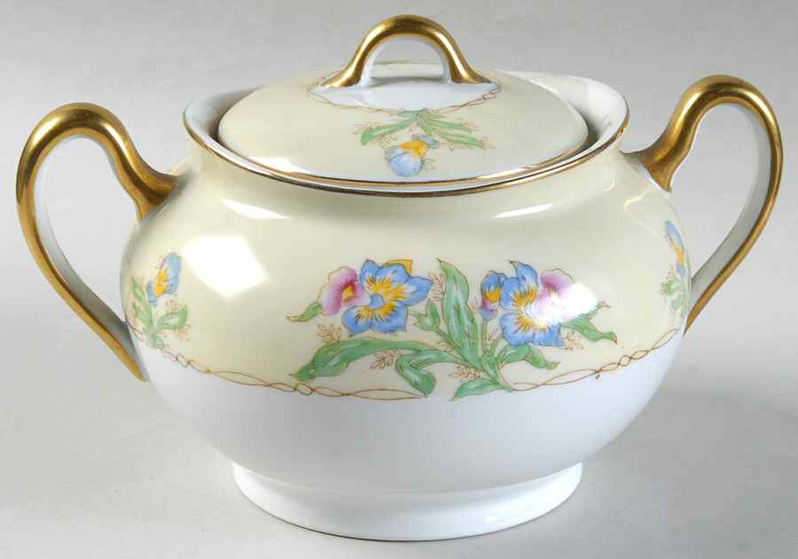 MEI108 Sugar Bowl & Lid by Meito-1