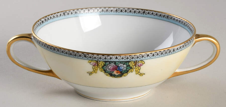 MEI11 Flat Cream Soup Bowl by Meito-1