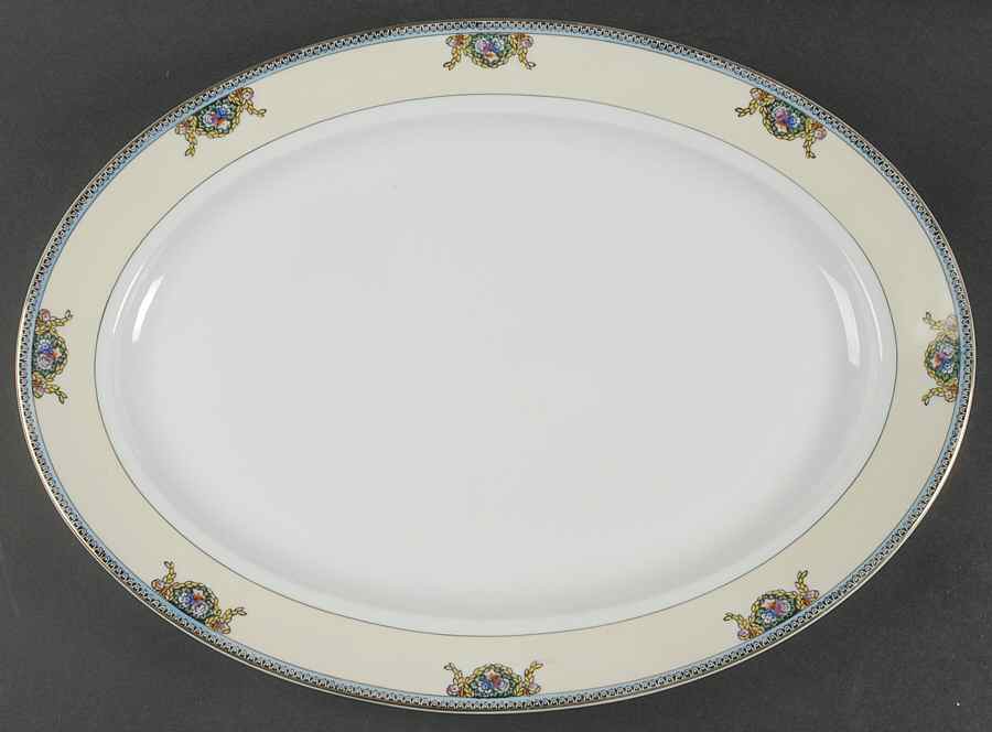 MEI11 16" Oval Serving Platter by Meito-1