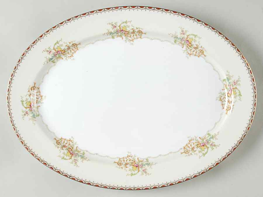 MEI111  16" Oval Serving Platter by Meito-1