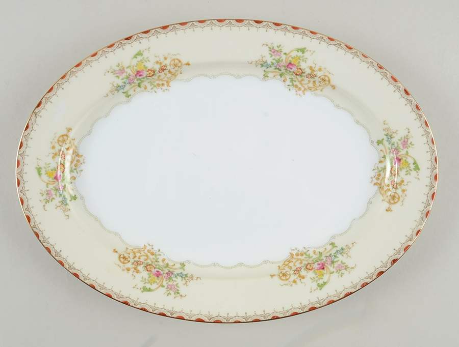 MEI111  12" Oval Serving Platter by Meito-1