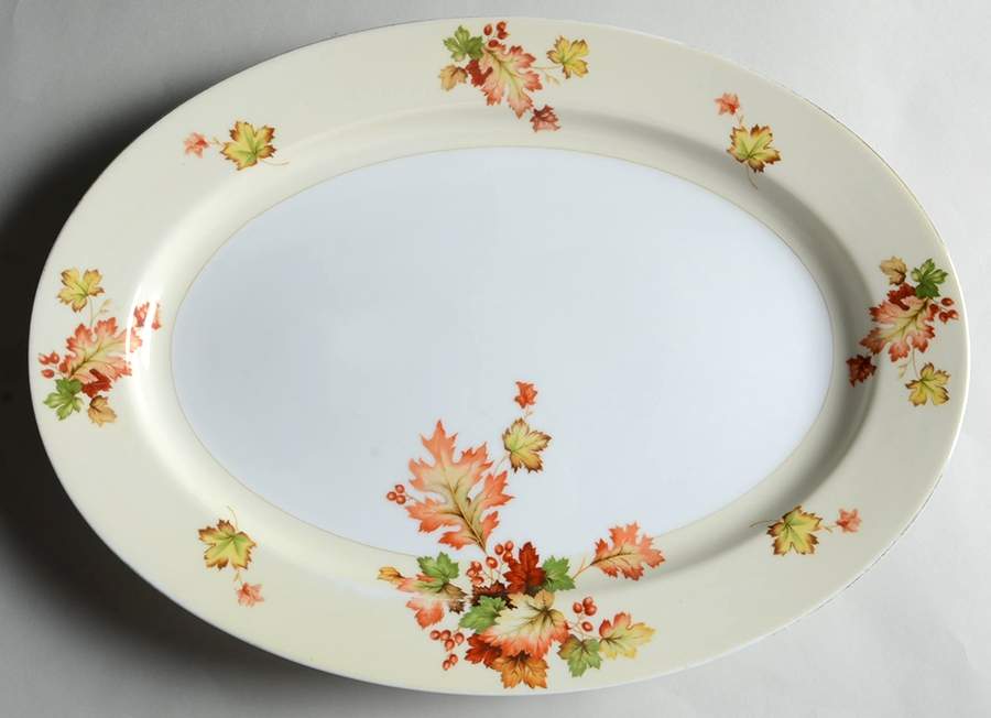 MEI117 (F & B JAPAN) 16" Oval Serving Platter by Meito-1