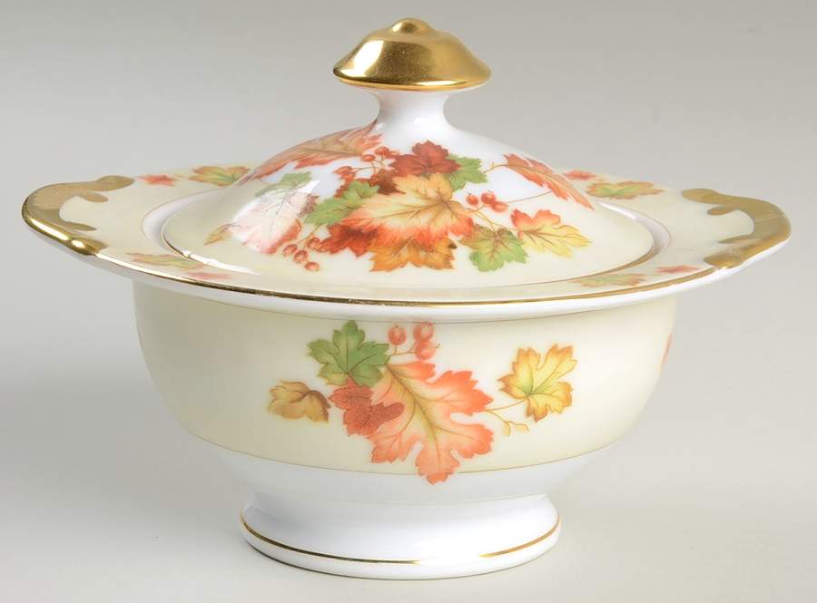 MEI117 (F & B JAPAN) Sugar Bowl & Lid by Meito-1