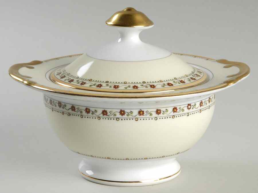 MEI118 Sugar Bowl & Lid by Meito-1