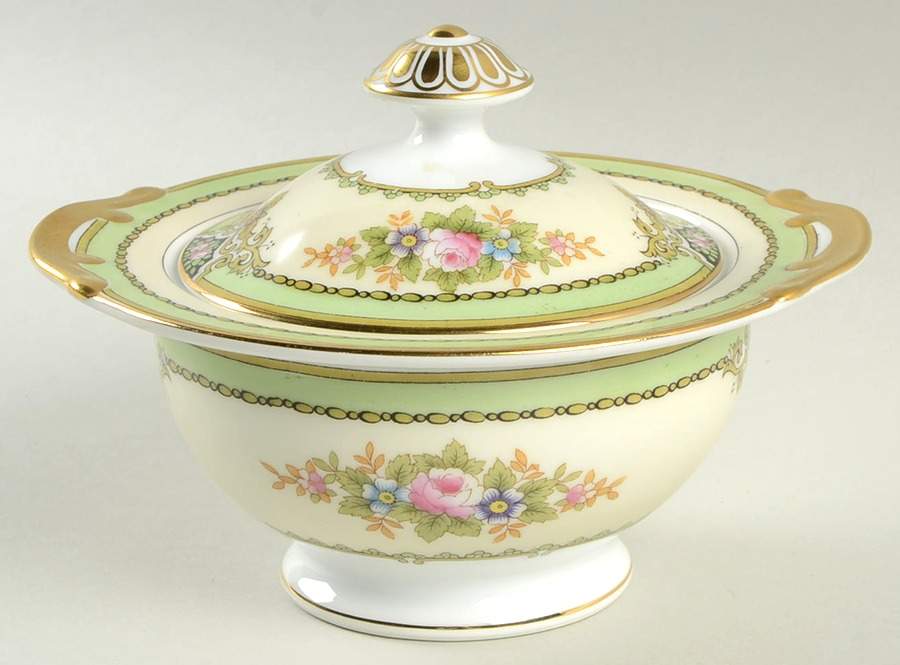 MEI123 Sugar Bowl & Lid by Meito-1
