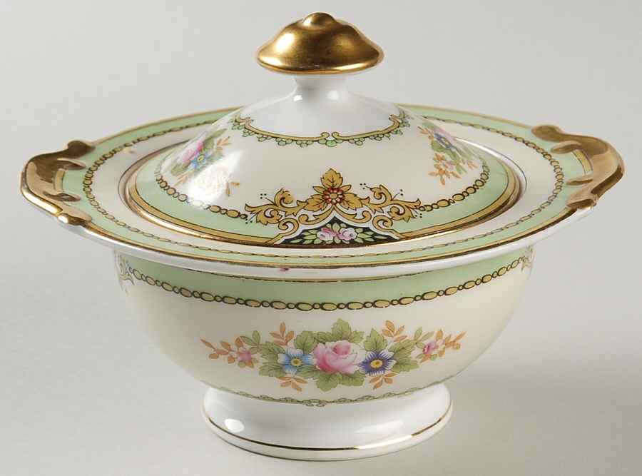 MEI123 Sugar Bowl & Lid by Meito-1