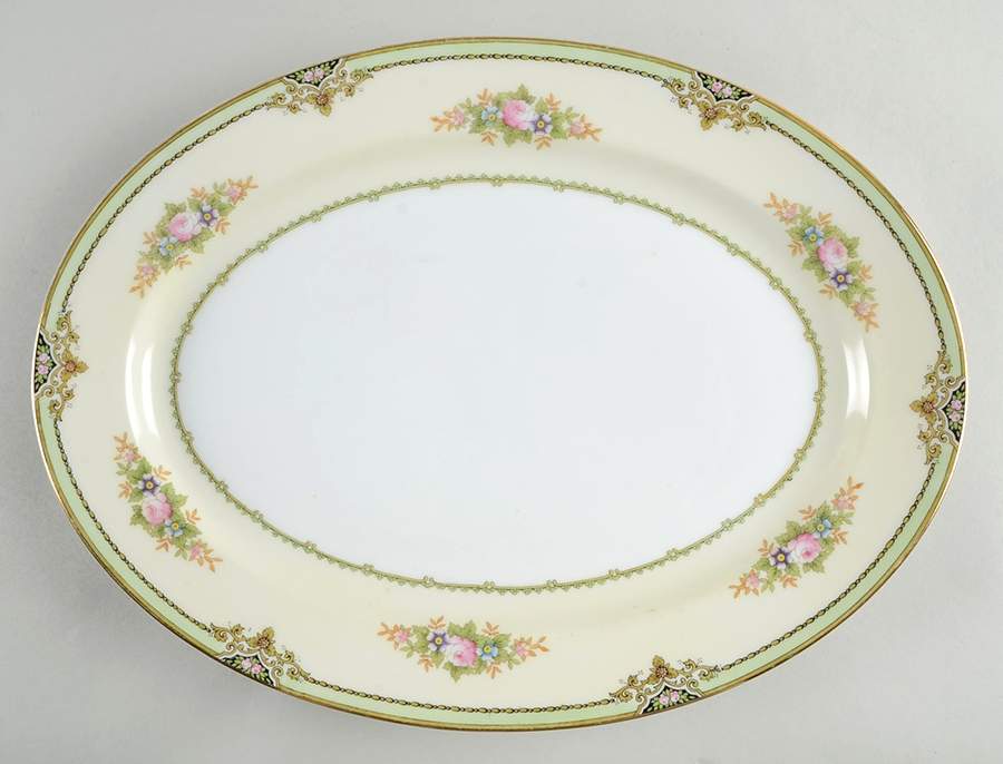 MEI123 16" Oval Serving Platter by Meito-1