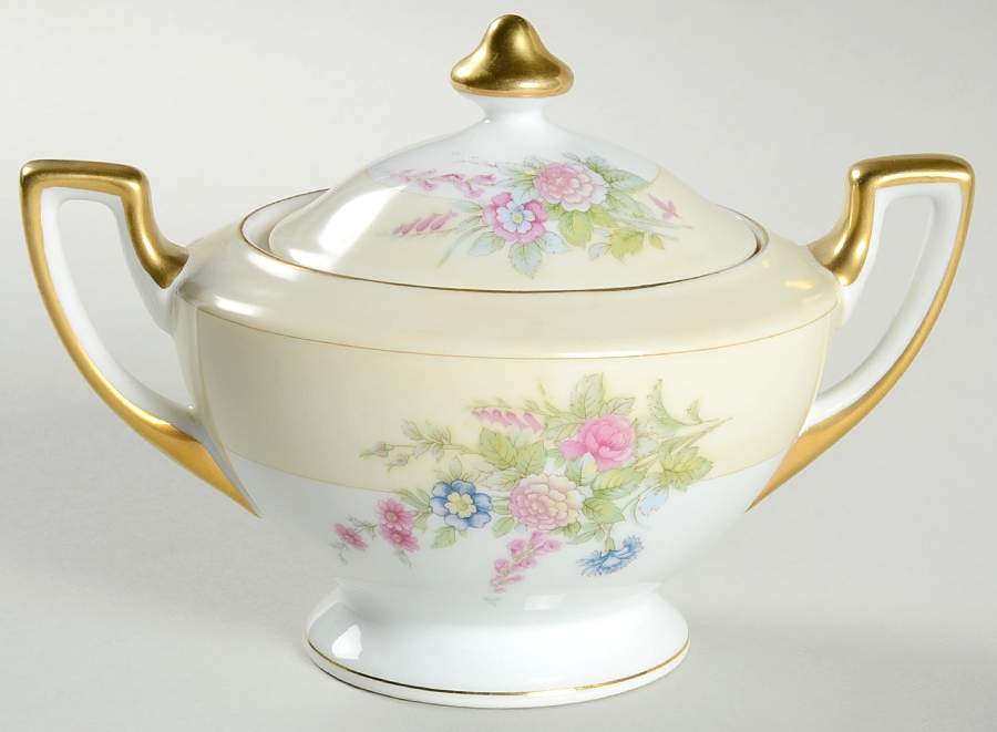 MEI125 Sugar Bowl & Lid by Meito-1