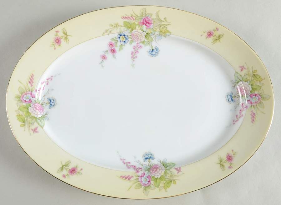 MEI125 14" Oval Serving Platter by Meito-1