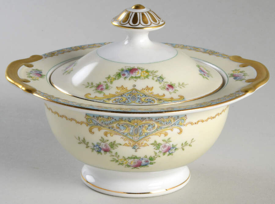 MEI127  Sugar Bowl & Lid by Meito-1